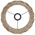 vidaXL Abajur lustră, maro, Ø30x20 cm, răchită vidaXL Abajur lustră, maro, Ø30x20 cm, răchită