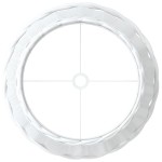 vidaXL Abajur de veioză, alb, Ø25x17 cm, răchită