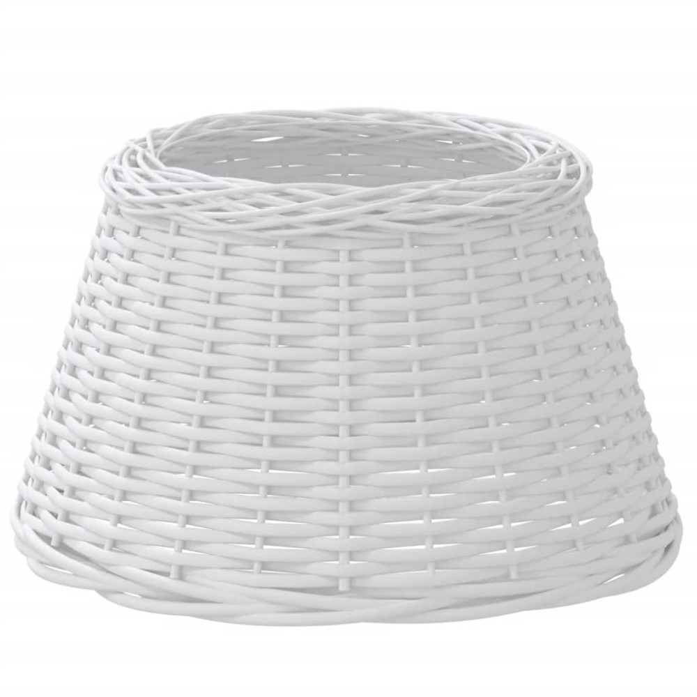vidaXL Abajur de veioză alb Ø50x30 cm răchită