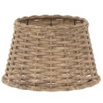 vidaXL Abajur veioză, maro, Ø38x23 cm, răchită vidaXL Abajur veioză, maro, Ø38x23 cm, răchită