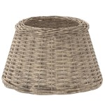 vidaXL Abajur de veioză, maro, Ø45x28 cm, răchită vidaXL Abajur de veioză, maro, Ø45x28 cm, răchită