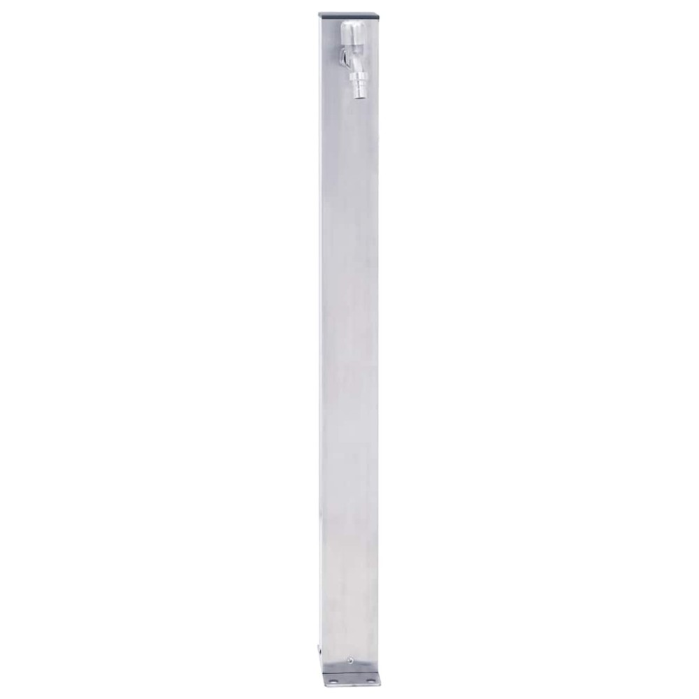 vidaXL Coloană de apă de grădină, 40 cm, oțel inoxidabil, pătrat