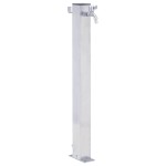 vidaXL Coloană de apă de grădină, 100 cm, oțel inoxidabil, pătrat vidaXL Coloană de apă de grădină, 100 cm, oțel inoxidabil, pătrat