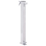 vidaXL Coloană de apă de grădină, 100 cm, oțel inoxidabil, pătrat vidaXL Coloană de apă de grădină, 100 cm, oțel inoxidabil, pătrat