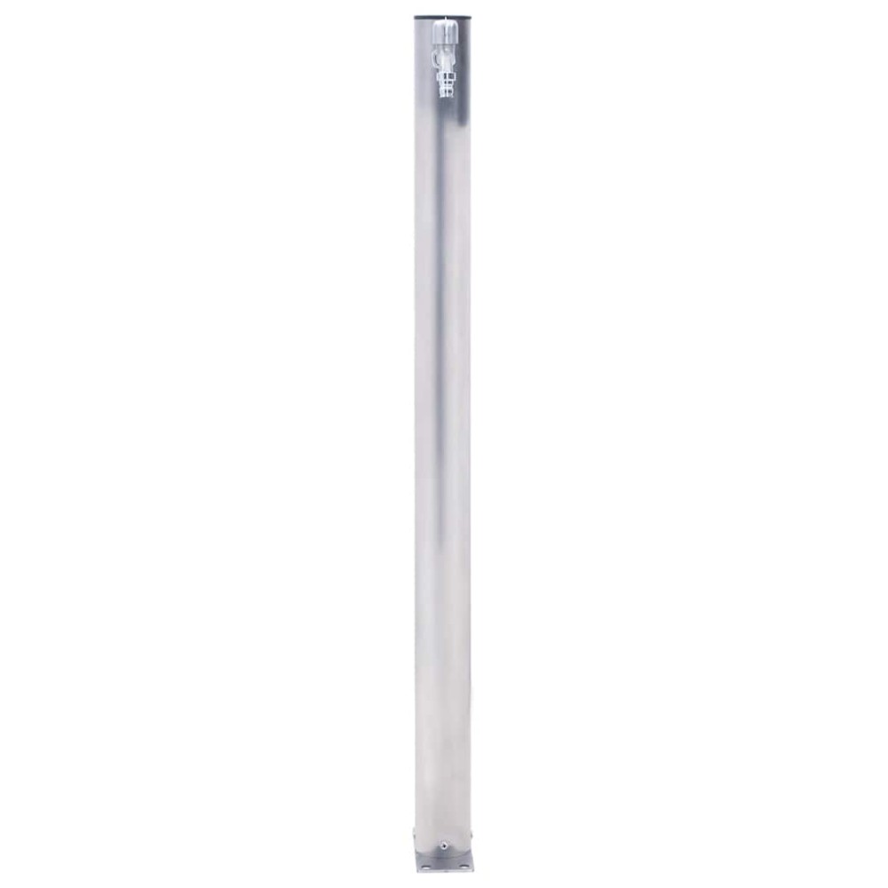 vidaXL Coloană de apă de grădină, 40 cm, oțel inoxidabil, rotund