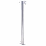 vidaXL Coloană de apă de grădină, 60 cm, oțel inoxidabil, rotund vidaXL Coloană de apă de grădină, 60 cm, oțel inoxidabil, rotund