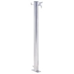 vidaXL Coloană de apă de grădină, 100 cm, oțel inoxidabil, rotund vidaXL Coloană de apă de grădină, 100 cm, oțel inoxidabil, rotund