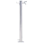vidaXL Coloană de apă de grădină, 100 cm, oțel inoxidabil, rotund vidaXL Coloană de apă de grădină, 100 cm, oțel inoxidabil, rotund