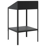 vidaXL Suport de plante, antracit, 56,5x54,5x100 cm, oțel galvanizat vidaXL Suport de plante, antracit, 56,5x54,5x100 cm, oțel galvanizat