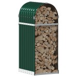 vidaXL Suport pentru bușteni verde 40x45x100 cm oțel galvanizat vidaXL Suport pentru bușteni verde 40x45x100 cm oțel galvanizat