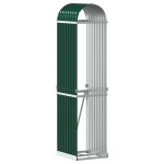 vidaXL Suport pentru bușteni verde 40x45x170 cm oțel galvanizat vidaXL Suport pentru bușteni verde 40x45x170 cm oțel galvanizat