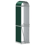 vidaXL Suport pentru bușteni verde 40x45x170 cm oțel galvanizat vidaXL Suport pentru bușteni verde 40x45x170 cm oțel galvanizat