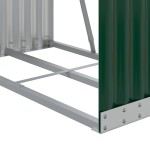 vidaXL Suport pentru bușteni verde 80x45x120 cm oțel galvanizat vidaXL Suport pentru bușteni verde 80x45x120 cm oțel galvanizat