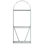 vidaXL Suport pentru bușteni verde 80x45x190 cm oțel galvanizat