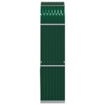 vidaXL Suport pentru bușteni verde 80x45x190 cm oțel galvanizat