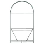 vidaXL Suport pentru bușteni, verde, 120x45x210 cm, oțel galvanizat vidaXL Suport pentru bușteni, verde, 120x45x210 cm, oțel galvanizat