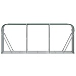 vidaXL Suport pentru bușteni verde 234x45x100 cm oțel galvanizat vidaXL Suport pentru bușteni verde 234x45x100 cm oțel galvanizat