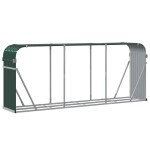 vidaXL Suport pentru bușteni verde 234x45x100 cm oțel galvanizat vidaXL Suport pentru bușteni verde 234x45x100 cm oțel galvanizat