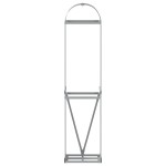 vidaXL Suport de bușteni, gri deschis, 40x45x170 cm, oțel galvanizat vidaXL Suport de bușteni, gri deschis, 40x45x170 cm, oțel galvanizat