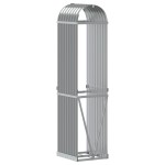 vidaXL Suport de bușteni, gri deschis, 40x45x170 cm, oțel galvanizat vidaXL Suport de bușteni, gri deschis, 40x45x170 cm, oțel galvanizat