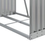 vidaXL Suport de bușteni, gri deschis, 80x45x120 cm, oțel galvanizat vidaXL Suport de bușteni, gri deschis, 80x45x120 cm, oțel galvanizat