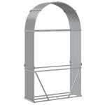 vidaXL Suport de bușteni, gri deschis, 120x45x210 cm, oțel galvanizat vidaXL Suport de bușteni, gri deschis, 120x45x210 cm, oțel galvanizat