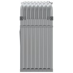 vidaXL Suport de bușteni, gri deschis, 120x45x100 cm, oțel galvanizat vidaXL Suport de bușteni, gri deschis, 120x45x100 cm, oțel galvanizat