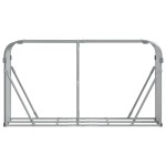 vidaXL Suport de bușteni, gri deschis, 180x45x100 cm, oțel galvanizat vidaXL Suport de bușteni, gri deschis, 180x45x100 cm, oțel galvanizat