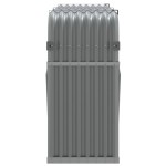 vidaXL Suport de bușteni, gri deschis, 180x45x100 cm, oțel galvanizat vidaXL Suport de bușteni, gri deschis, 180x45x100 cm, oțel galvanizat
