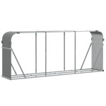 vidaXL Suport de bușteni, gri deschis, 234x45x100 cm, oțel galvanizat vidaXL Suport de bușteni, gri deschis, 234x45x100 cm, oțel galvanizat