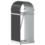 vidaXL Suport pentru lemne antracit 40x45x100 cm oțel galvanizat