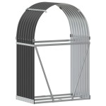 vidaXL Suport de bușteni, antracit, 80x45x120 cm, oțel galvanizat vidaXL Suport de bușteni, antracit, 80x45x120 cm, oțel galvanizat