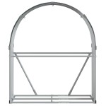 vidaXL Suport de bușteni, antracit, 120x45x140 cm, oțel galvanizat
