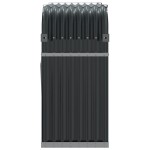 vidaXL Suport de bușteni, antracit, 120x45x100 cm, oțel galvanizat