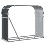 vidaXL Suport de bușteni, antracit, 120x45x100 cm, oțel galvanizat