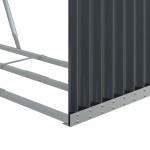 vidaXL Suport de bușteni, antracit, 120x45x100 cm, oțel galvanizat