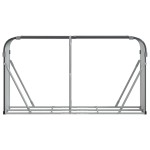 vidaXL Suport de bușteni, antracit, 180x45x100 cm, oțel galvanizat vidaXL Suport de bușteni, antracit, 180x45x100 cm, oțel galvanizat