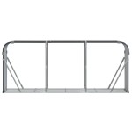 vidaXL Suport de bușteni, antracit, 234x45x100 cm, oțel galvanizat vidaXL Suport de bușteni, antracit, 234x45x100 cm, oțel galvanizat