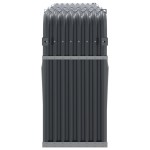 vidaXL Suport de bușteni, antracit, 234x45x100 cm, oțel galvanizat vidaXL Suport de bușteni, antracit, 234x45x100 cm, oțel galvanizat