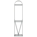 vidaXL Suport pentru bușteni, maro, 40x45x170 cm, oțel galvanizat vidaXL Suport pentru bușteni, maro, 40x45x170 cm, oțel galvanizat