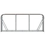 vidaXL Suport pentru bușteni, maro, 234x45x100 cm, oțel galvanizat vidaXL Suport pentru bușteni, maro, 234x45x100 cm, oțel galvanizat