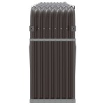 vidaXL Suport pentru bușteni, maro, 300x45x100 cm, oțel galvanizat