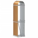 vidaXL Suport de bușteni, aspect de lemn, 40x45x170 cm, oțel galvanizat vidaXL Suport de bușteni, aspect de lemn, 40x45x170 cm, oțel galvanizat