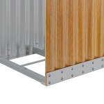 vidaXL Suport de bușteni, aspect de lemn, 40x45x170 cm, oțel galvanizat vidaXL Suport de bușteni, aspect de lemn, 40x45x170 cm, oțel galvanizat