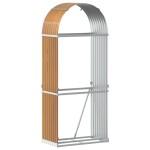 vidaXL Suport de bușteni, aspect de lemn, 80x45x190 cm, oțel galvanizat vidaXL Suport de bușteni, aspect de lemn, 80x45x190 cm, oțel galvanizat