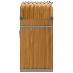 vidaXL Suport de bușteni, aspect de lemn, 120x45x100 cm, oțel galvanizat