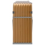 vidaXL Suport de bușteni, aspect de lemn, 234x45x100 cm, oțel galvanizat vidaXL Suport de bușteni, aspect de lemn, 234x45x100 cm, oțel galvanizat