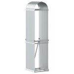 vidaXL Suport pentru bușteni, argintiu, 40x45x170 cm, oțel galvanizat vidaXL Suport pentru bușteni, argintiu, 40x45x170 cm, oțel galvanizat