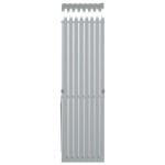 vidaXL Suport pentru bușteni, argintiu, 40x45x170 cm, oțel galvanizat vidaXL Suport pentru bușteni, argintiu, 40x45x170 cm, oțel galvanizat