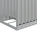 vidaXL Suport pentru bușteni, argintiu, 40x45x170 cm, oțel galvanizat vidaXL Suport pentru bușteni, argintiu, 40x45x170 cm, oțel galvanizat